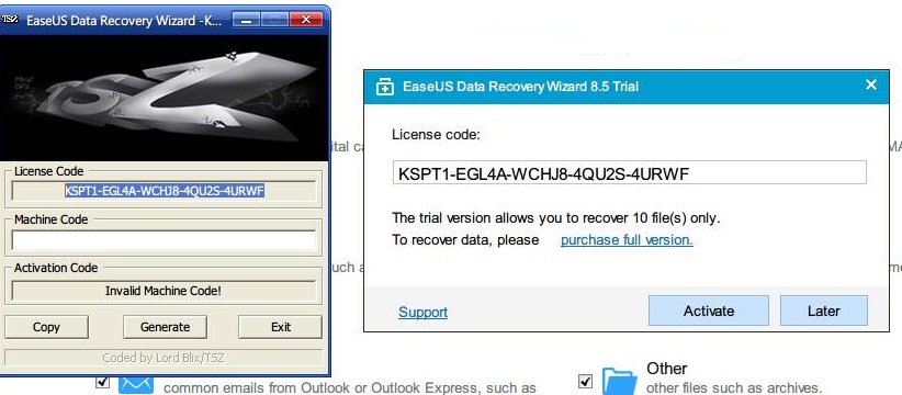 easeus data recovery serial key generator download